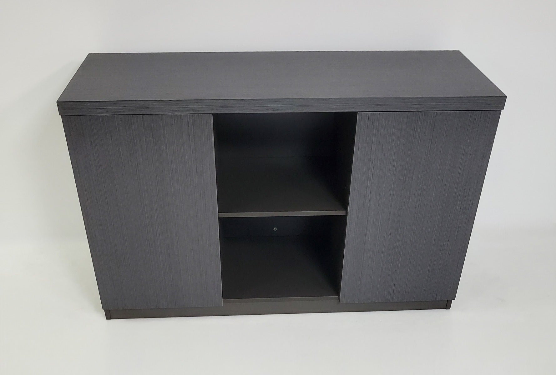 Modern 1200mm Wide Grey Oak Executive Office Cupboard - WKO-S0312